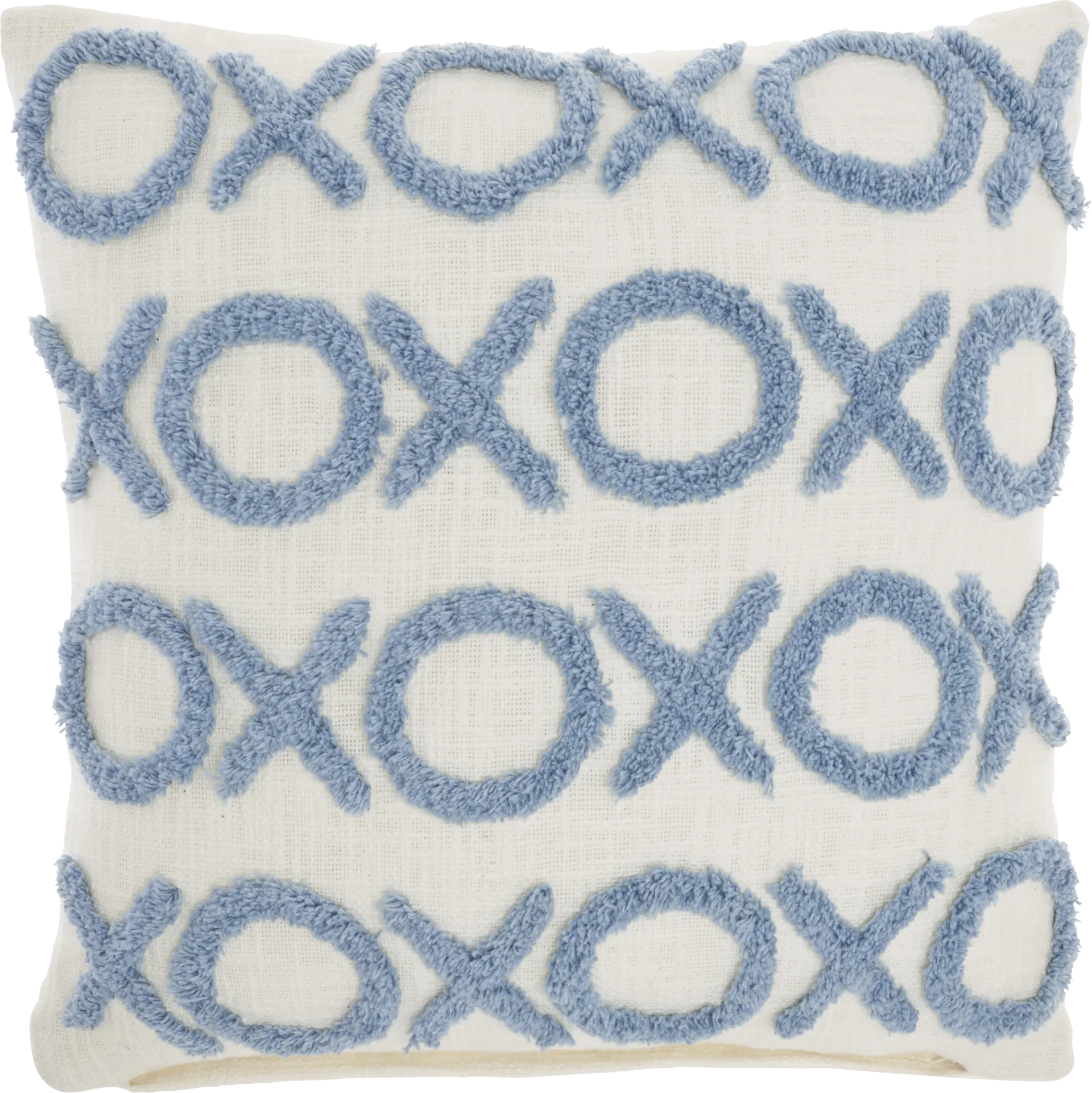 Kids Besos Lane Light Blue Throw Pillow - Image 1