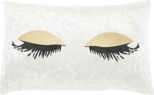 Kids Lash Park Gold Throw Pillow