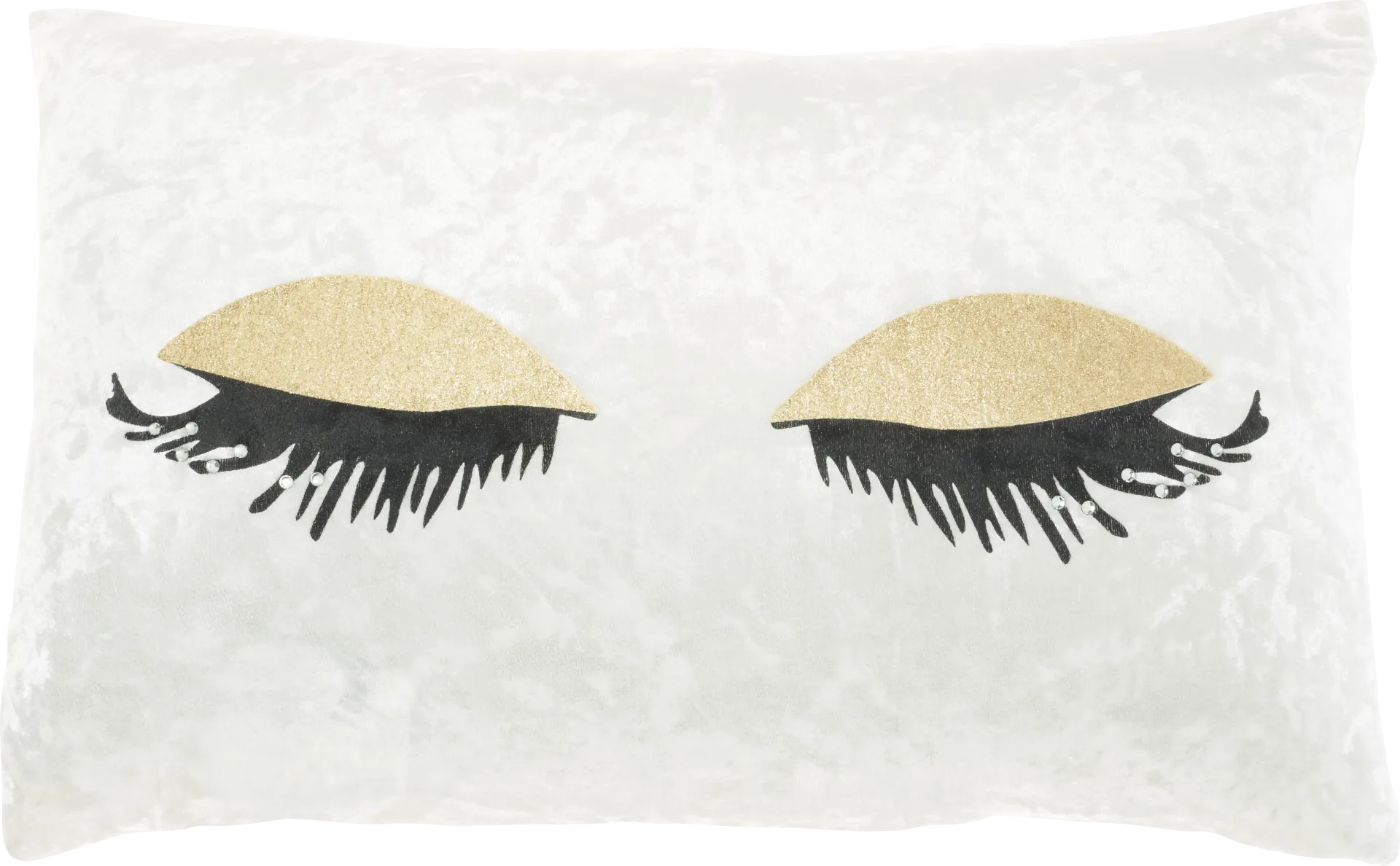 Kids Lash Park Gold Throw Pillow - Image 1