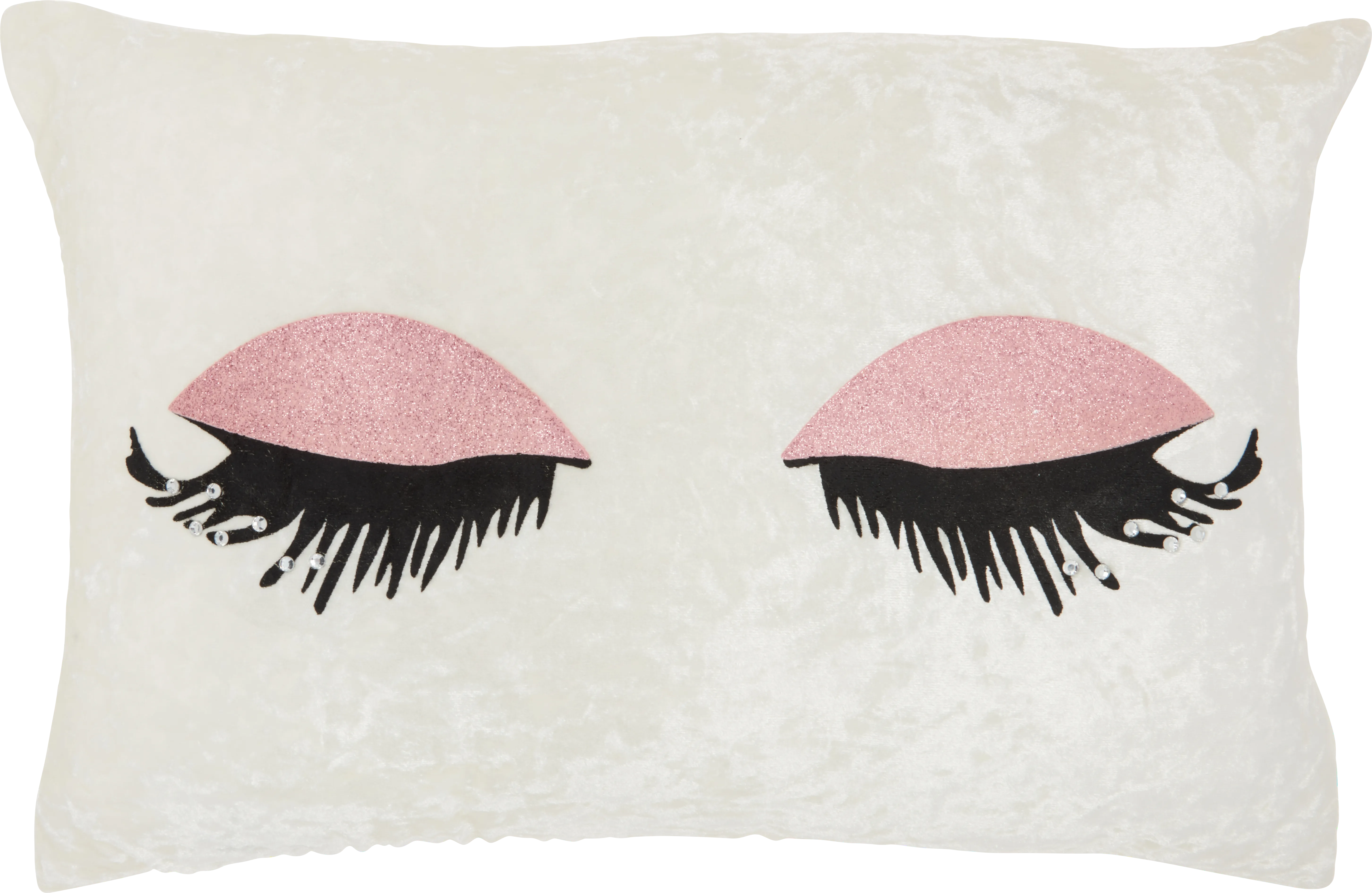 Kids Lash Park Rose Gold Throw Pillow