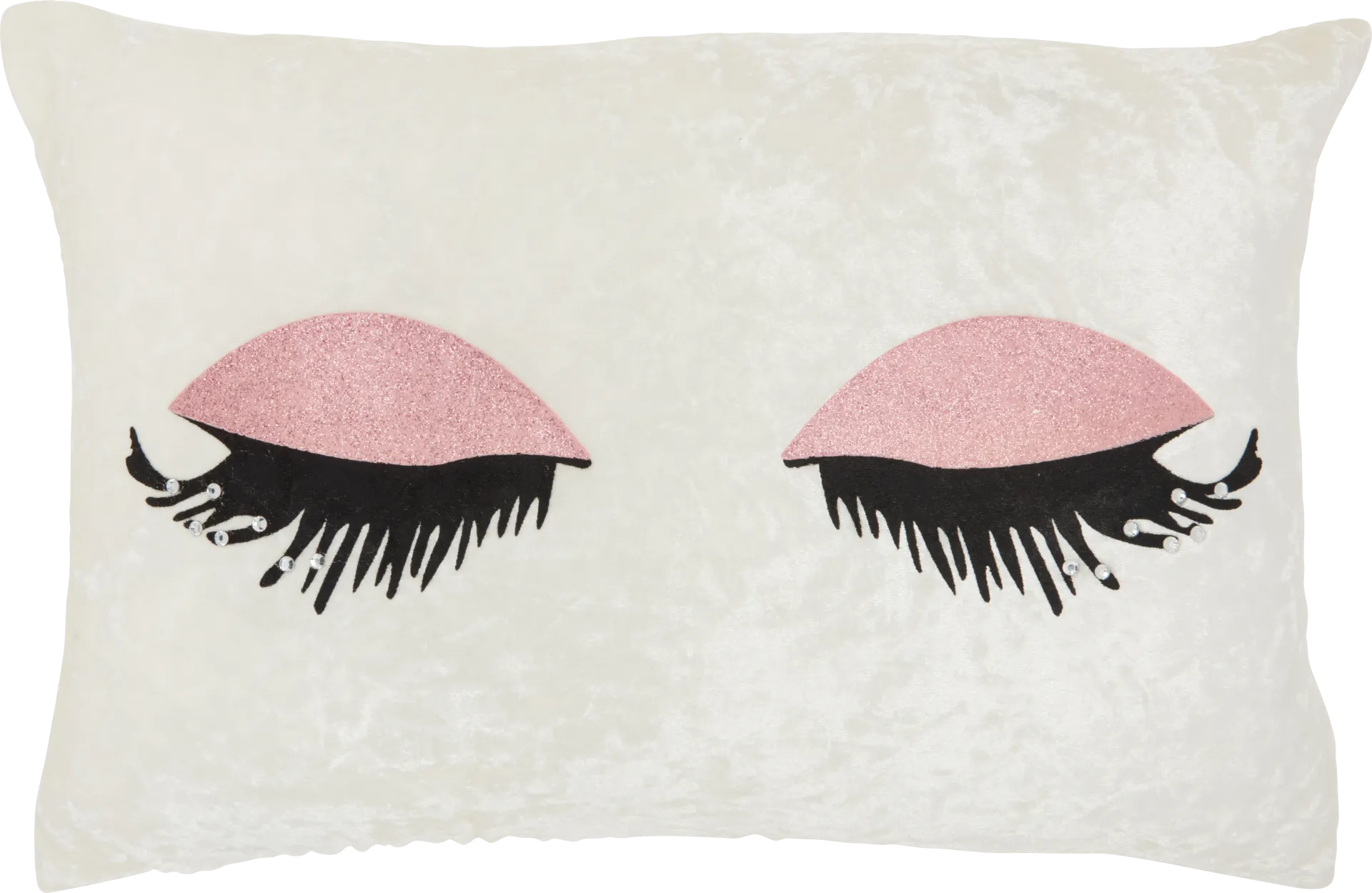 Kids Lash Park Rose Gold Throw Pillow - Image 1