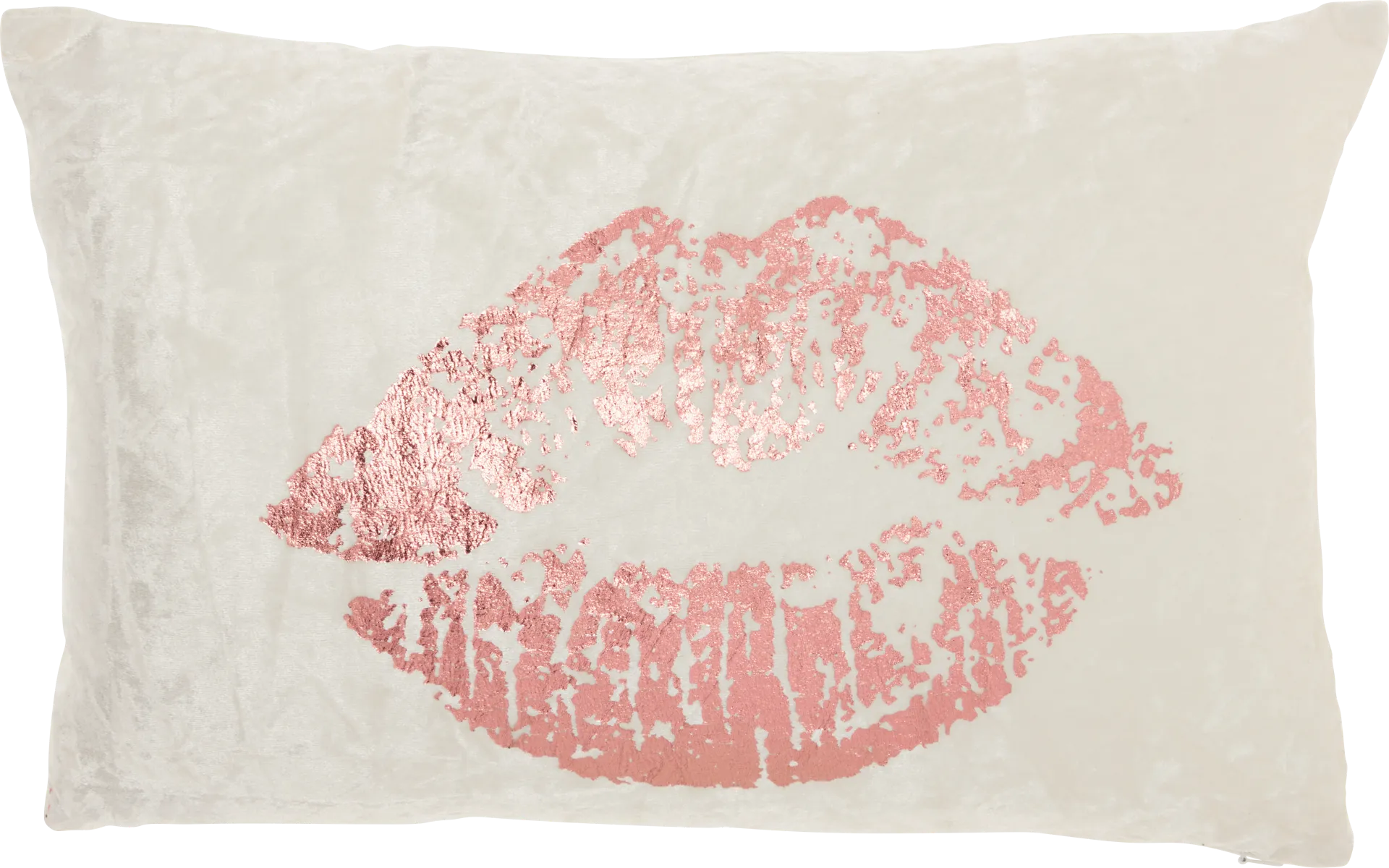 Kids Besos Bay Rose Gold Throw Pillow - Image 1