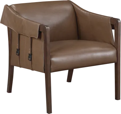 Kahul Brown Accent Chair