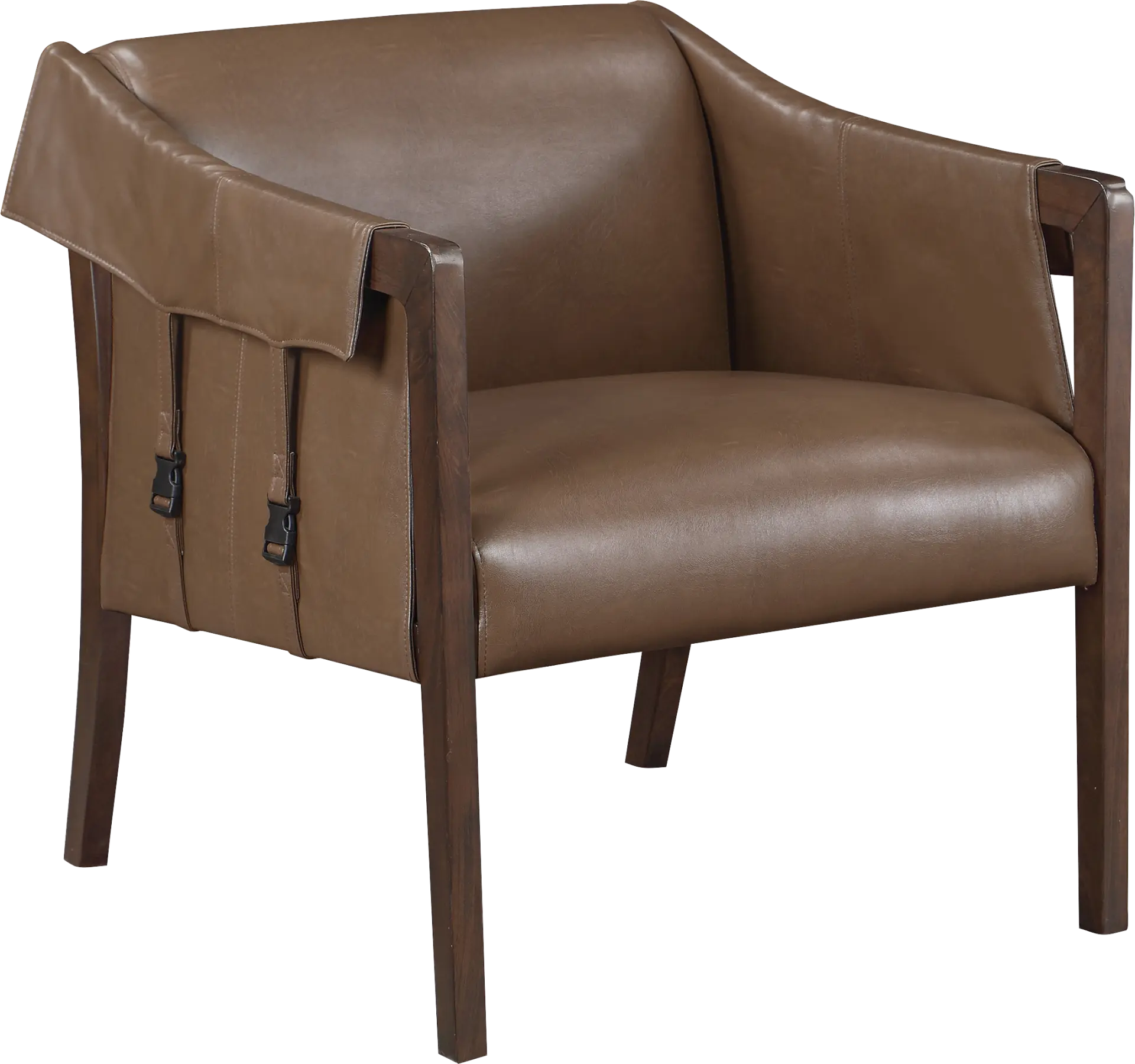 Kahul Brown Accent Chair