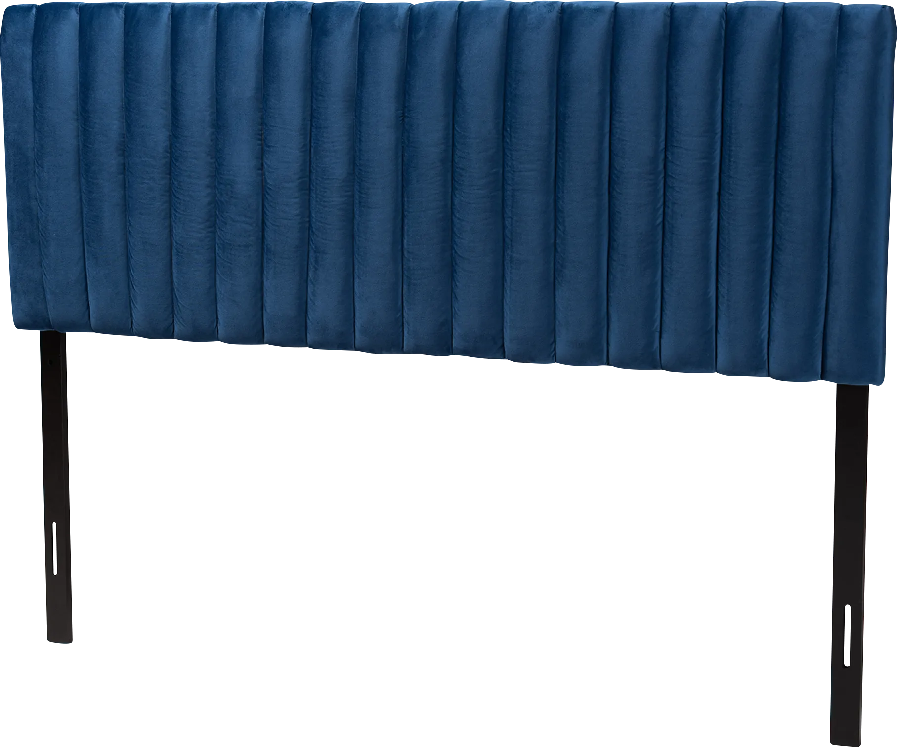 Bunchberry Navy Queen Upholstered Headboard - Image 1