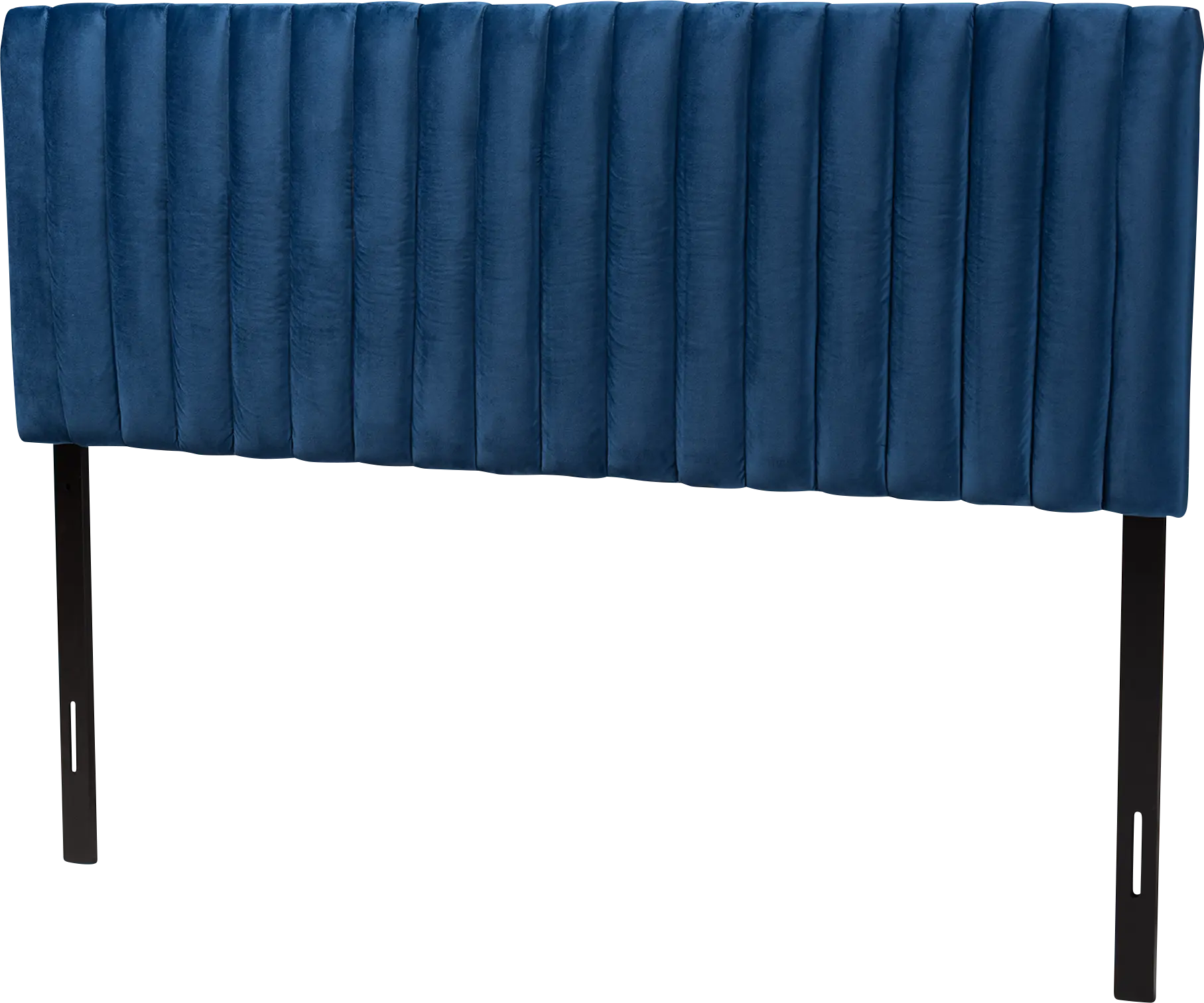 Bunchberry Navy Queen Upholstered Headboard