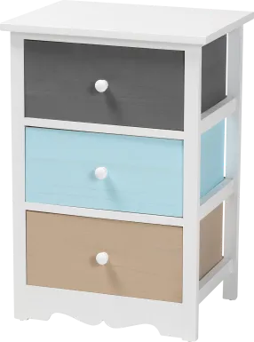 Belclaire White Nightstand