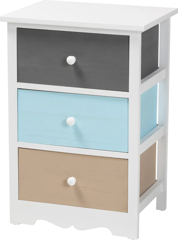 Belclaire White Nightstand