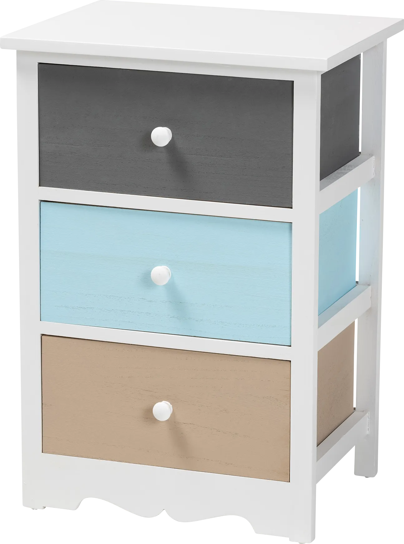 Belclaire White Nightstand - Image 1