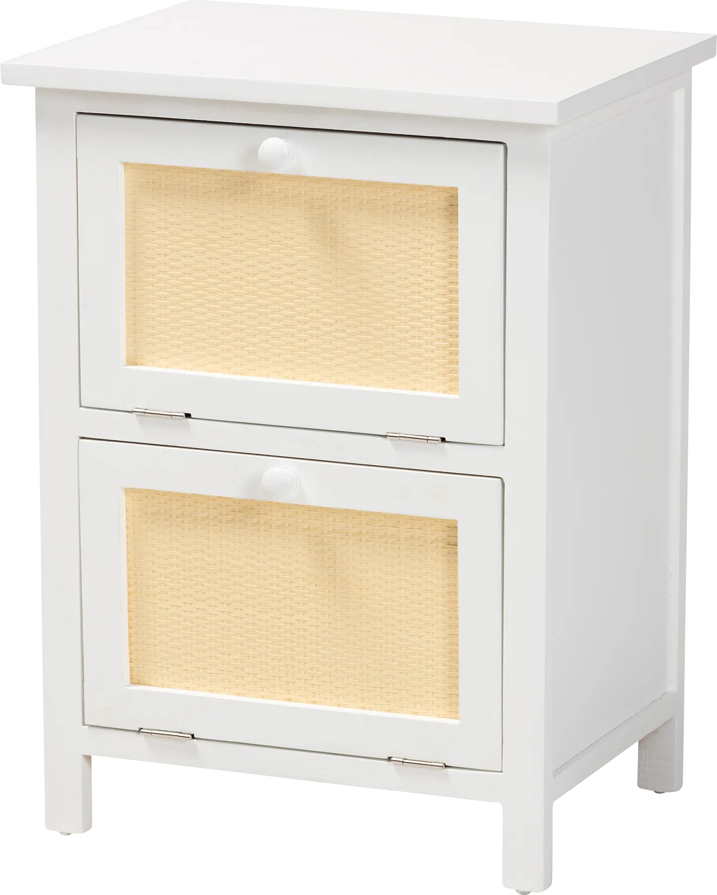 Budtime White Nightstand - Image 1