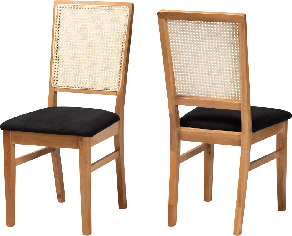 Allred Brown Dining Chair, Set of 2