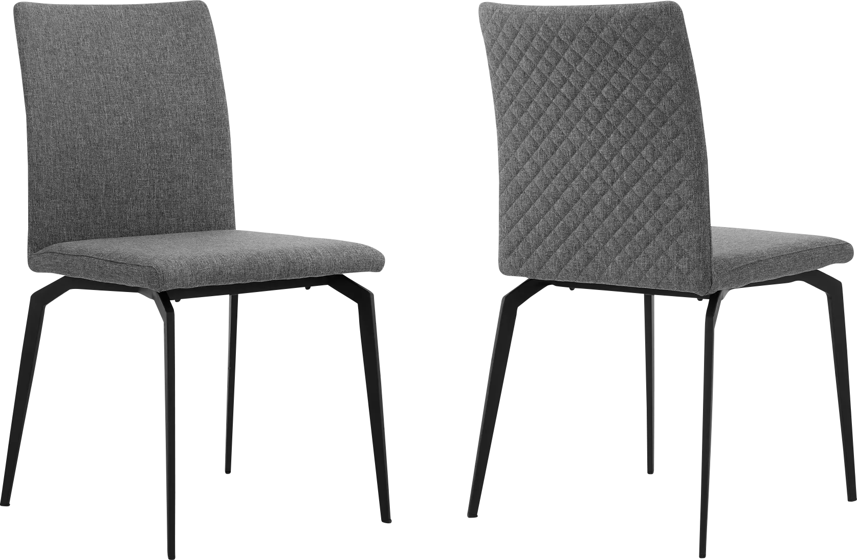 Hayla Gray Dining Chair, Set of 2 - Thumbnail - Image 1