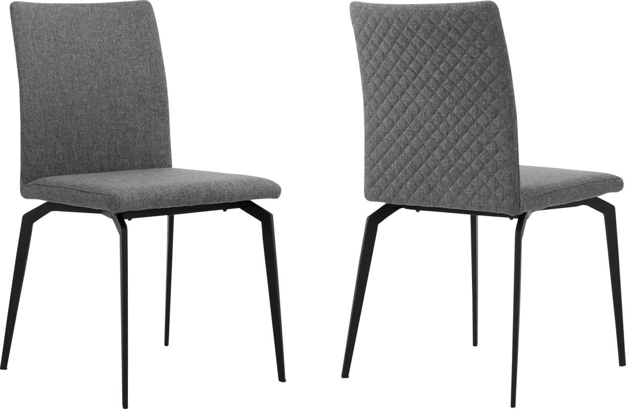 Hayla Gray Dining Chair, Set of 2