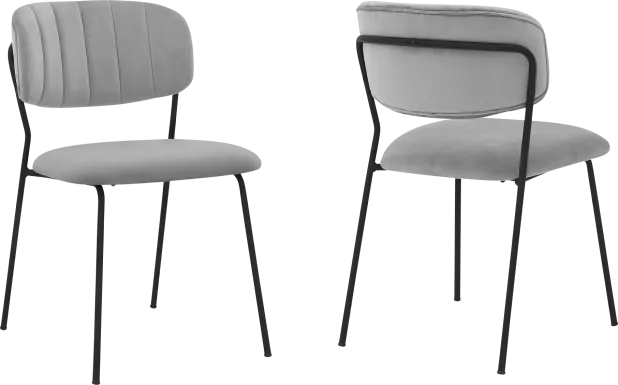 Carisaelle Gray Dining Chair, Set of 2