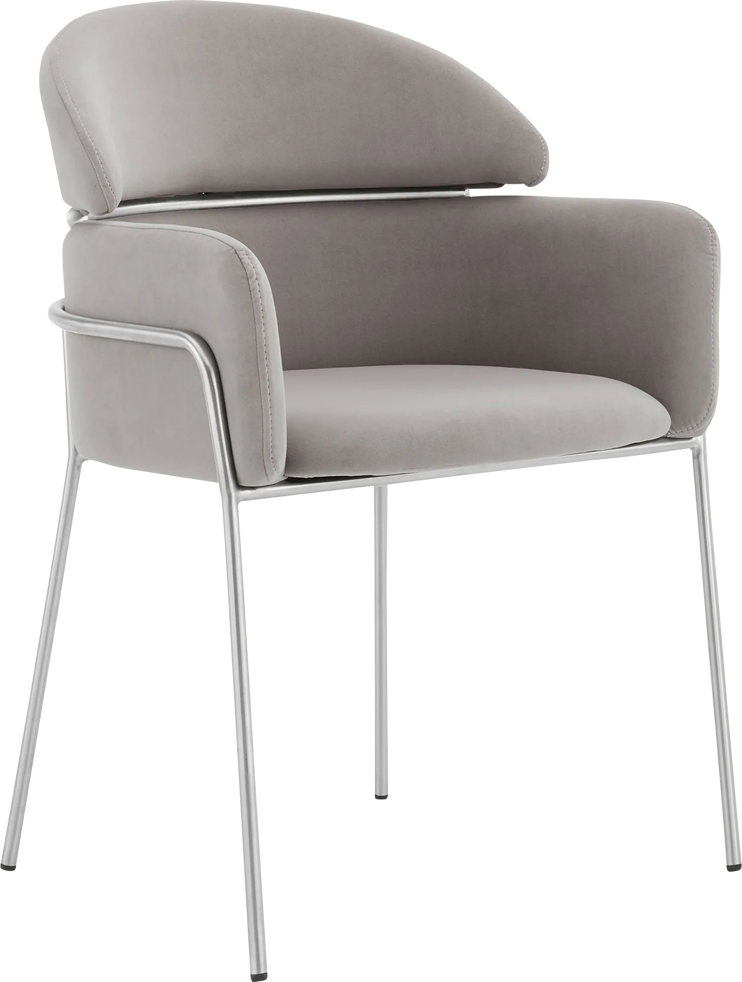 Portalane Gray Dining Chair, Set of 2