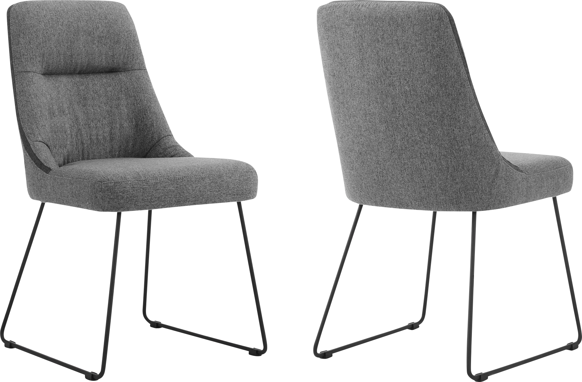 Quinnlane Gray Dining Chair, Set of 2 - Thumbnail - Image 1