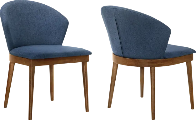Meralyn I Blue Dining Chair, Set of 2