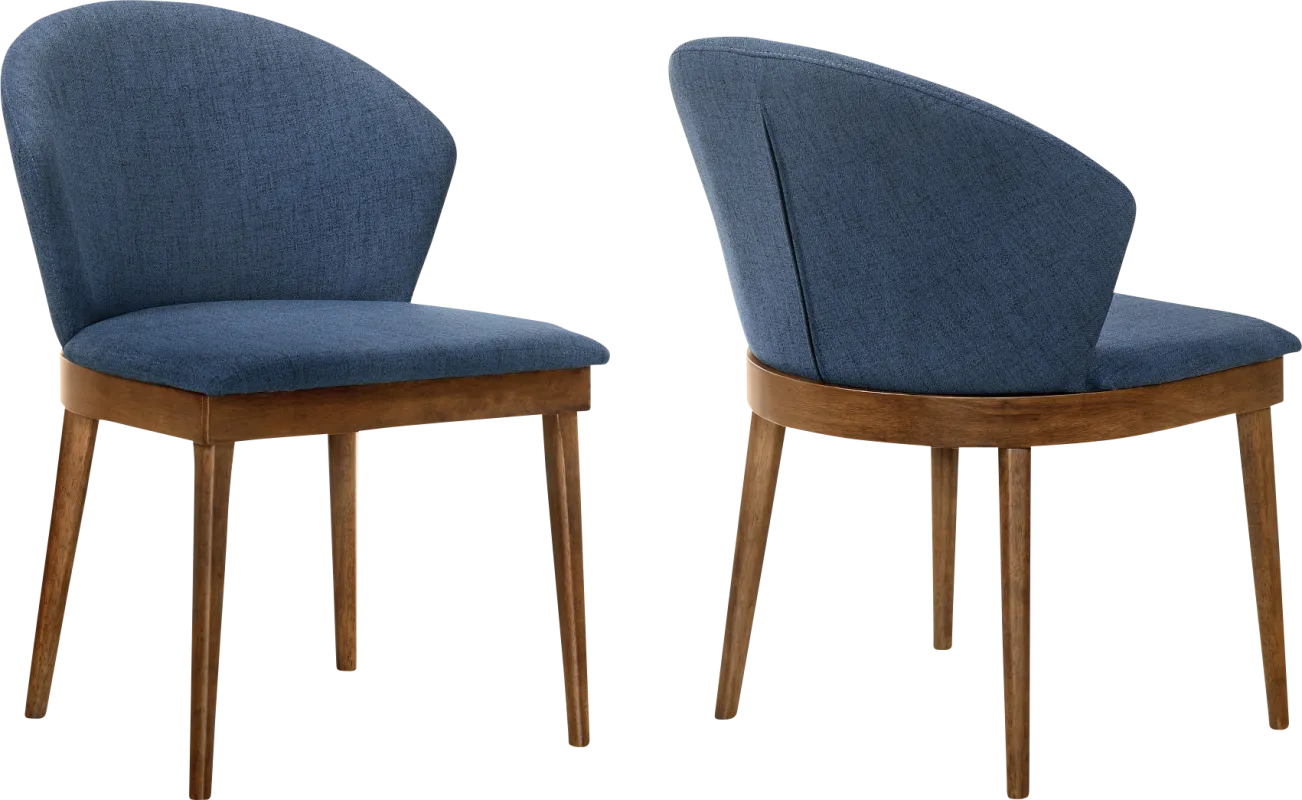 Meralyn I Blue Dining Chair, Set of 2