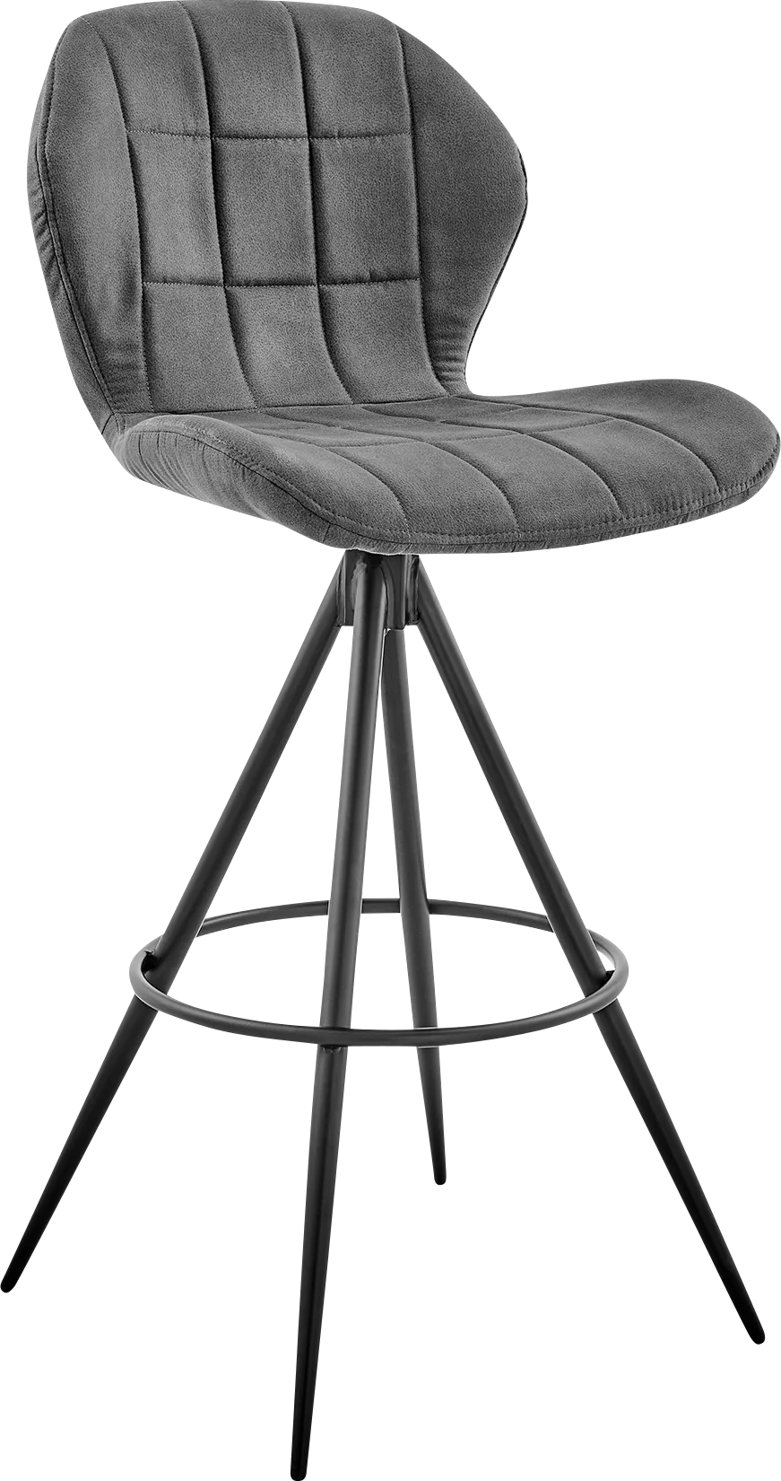 Carissan Charcoal Counter Height Stool - Image 1