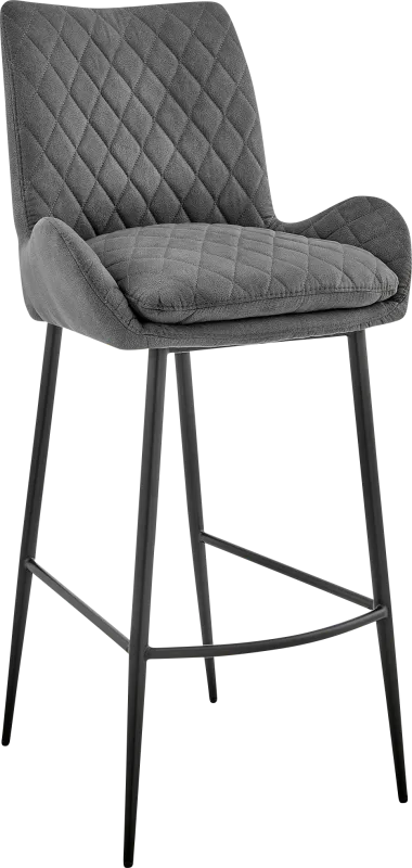 Alphage Charcoal Barstool