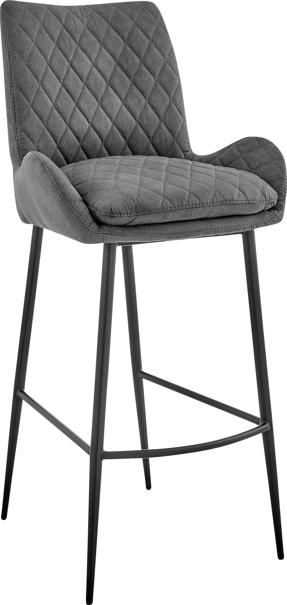Alphage Charcoal Barstool - Image 1