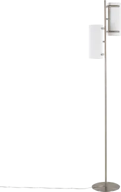 Hoxie Alley Nickel Floor Lamp