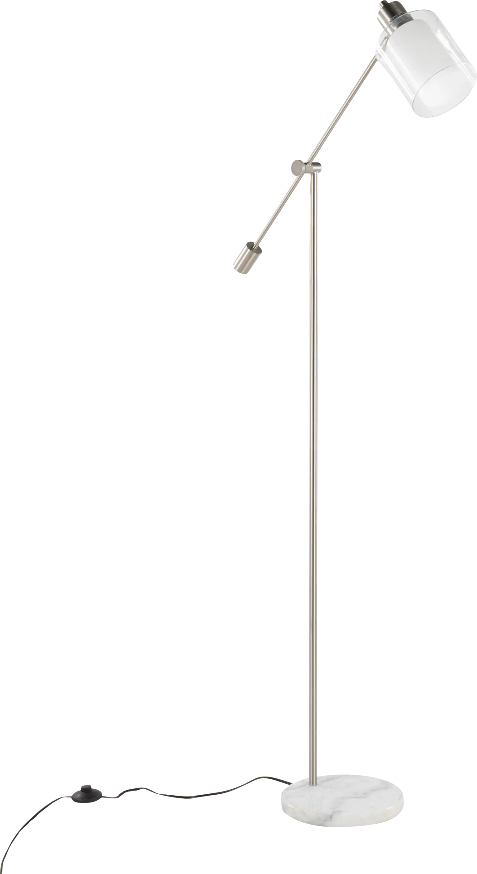 Knowlton Court Silver Floor Lamp