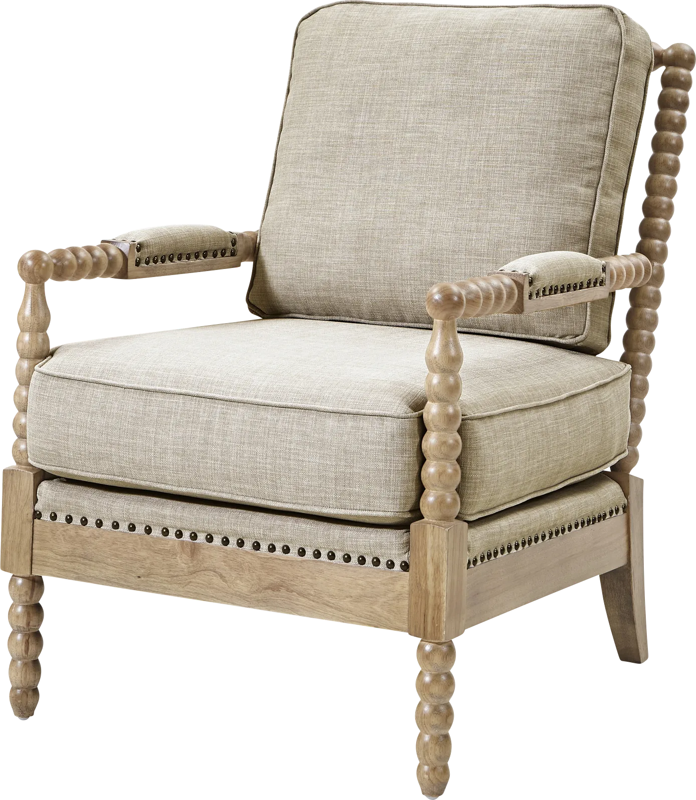 Tillary Taupe Accent Chair - Thumbnail - Image 1