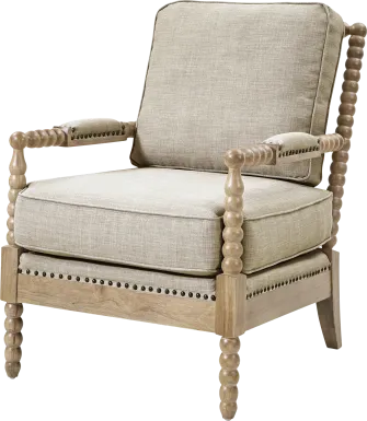 Tillary Taupe Accent Chair