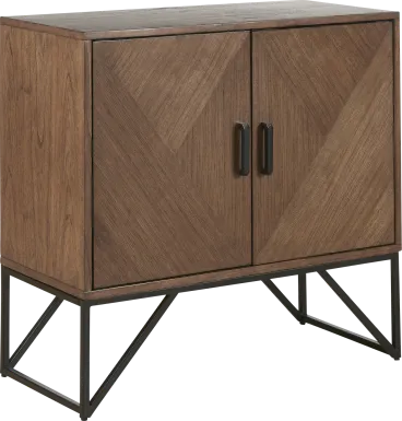 Beayer Brown Accent Cabinet