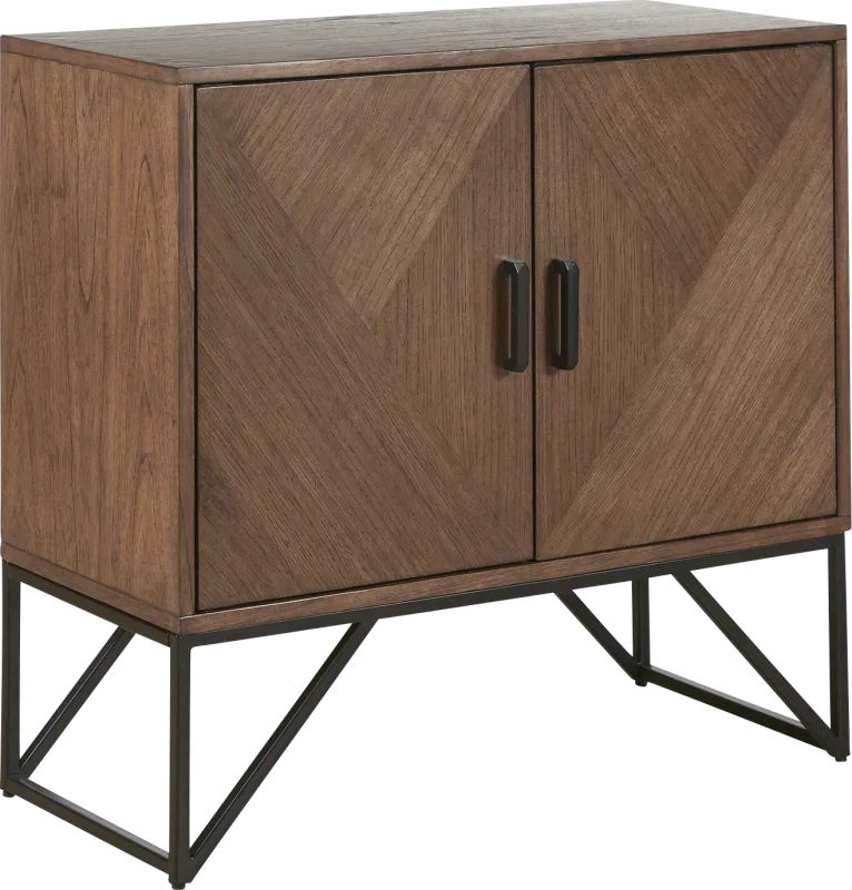 Beayer Brown Accent Cabinet