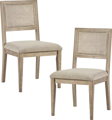 Halleck Brown Dining Chair, Set of 2