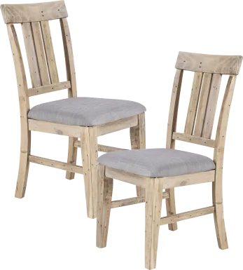 Lefferts Natural Dining Chair, Set of 2