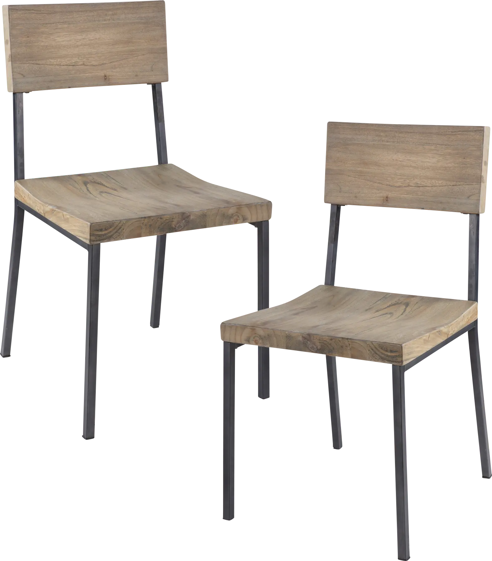 Luquer Gray Dining Chair, Set of 2
