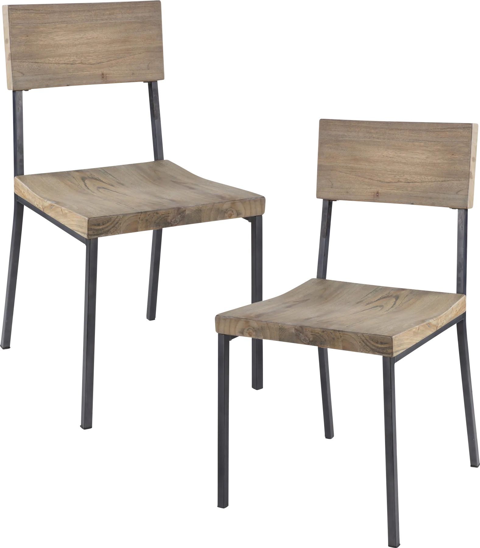 Luquer Gray Dining Chair, Set of 2 - Image 1