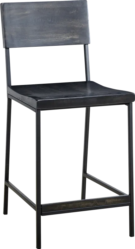 Duffield Black Counter Height Stool