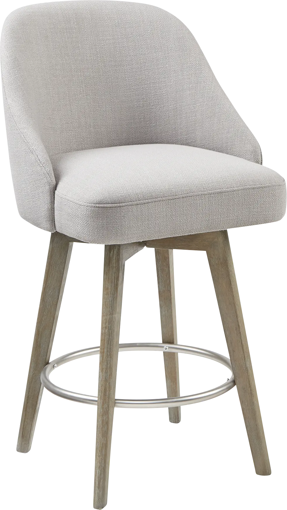 Ash Oak Gray Counter Height Stool
