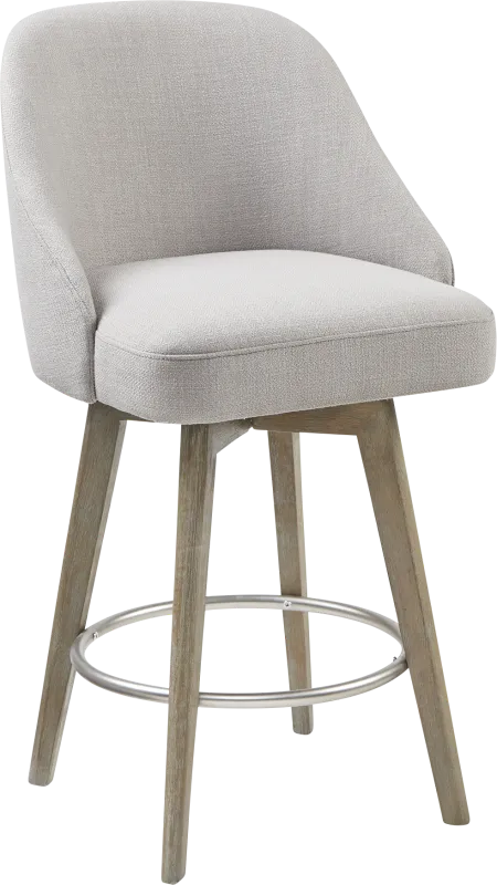 Ash Oak Gray Counter Height Stool