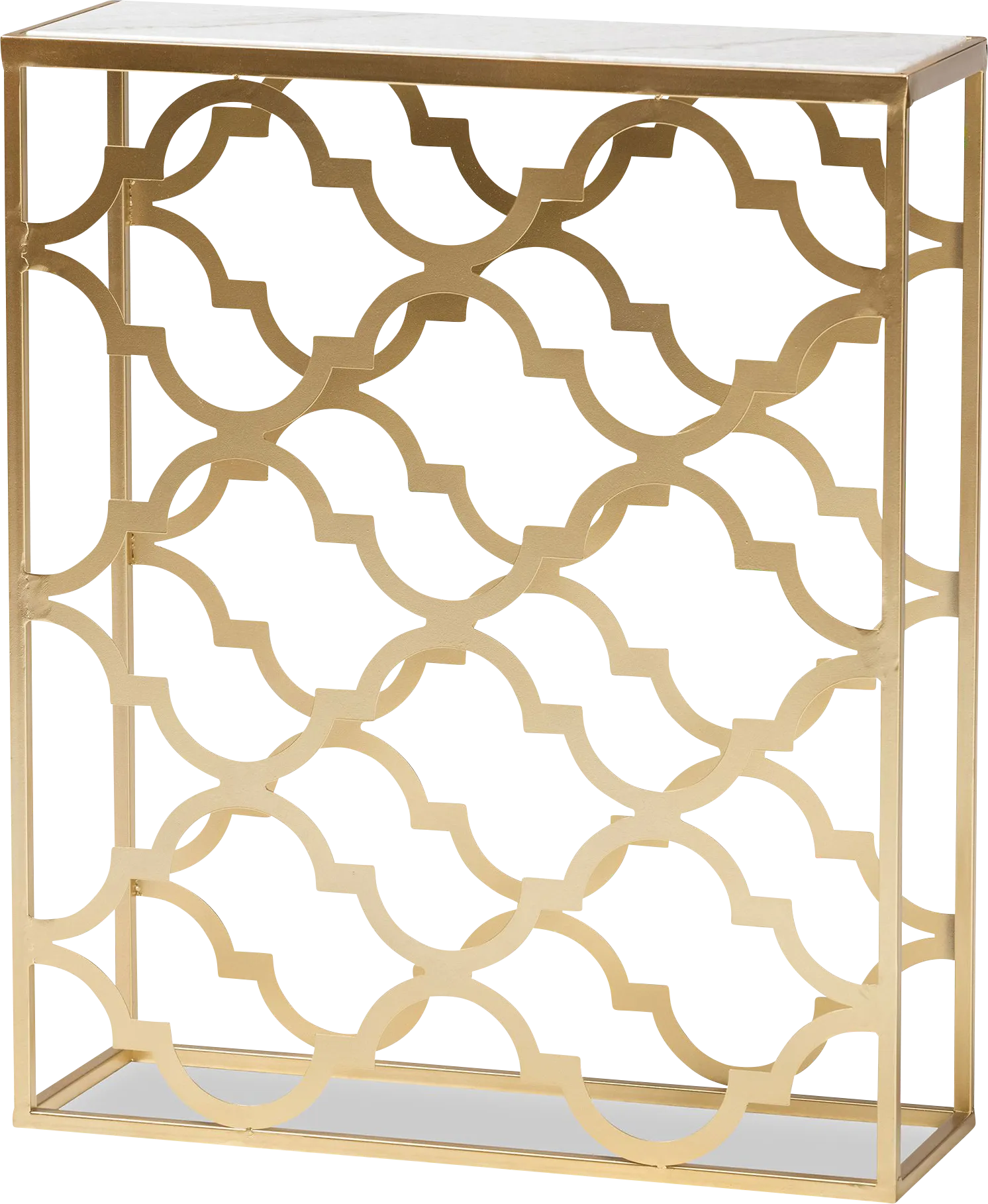 Lanthen Gold Console Table - Thumbnail - Image 1