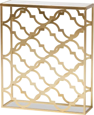 Lanthen Gold Console Table