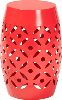 Outdoor Hadiyan Red Side Table