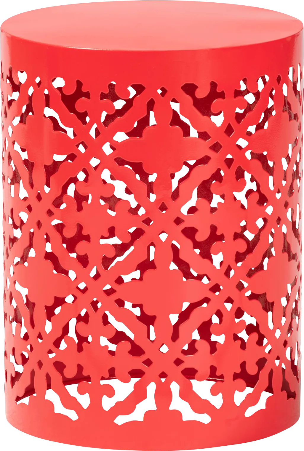 Outdoor Amilalyn Red Side Table - Thumbnail - Image 1