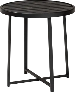 Outdoor Catlina Black Side Table