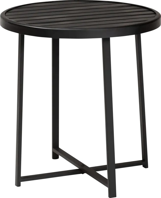 Outdoor Catlina Black Side Table