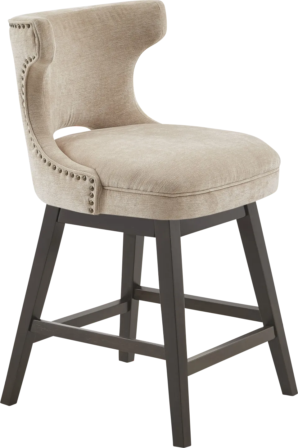 Alberene Beige Counter Height Stool - Image 1