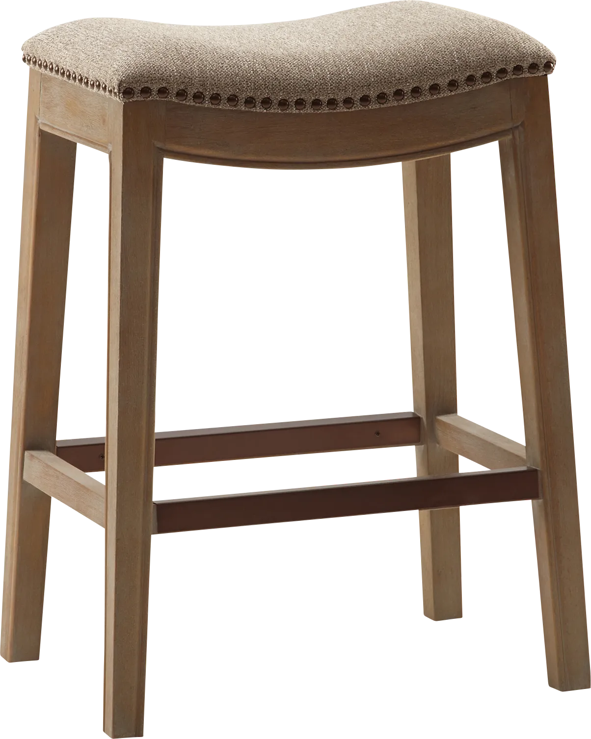 Wortan Beige Counter Height Stool - Thumbnail - Image 1