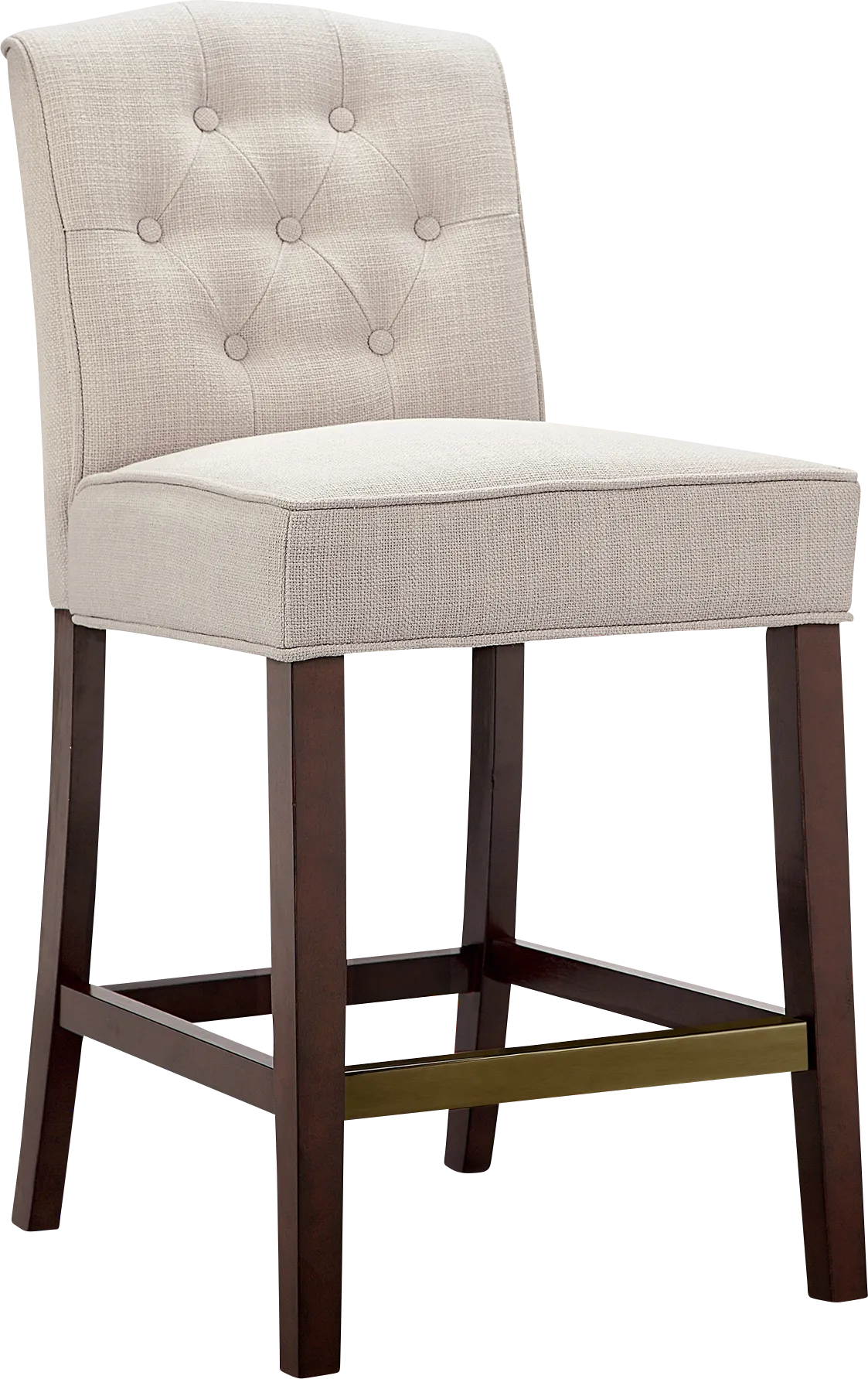 Antean Beige Counter Height Stool - Thumbnail - Image 1