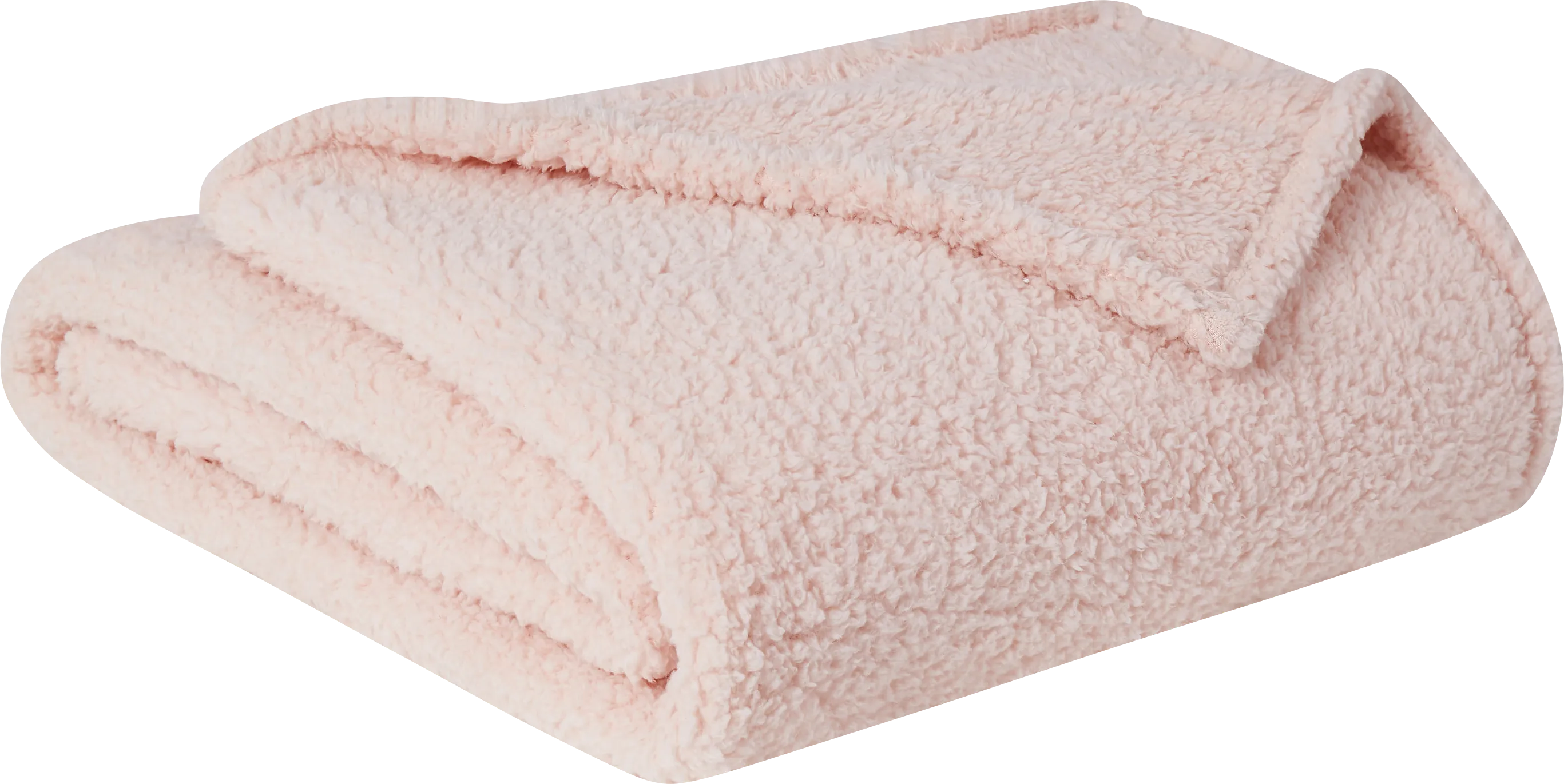 Kids Plush Cloud Blush Full/Queen Blanket - Thumbnail - Image 1