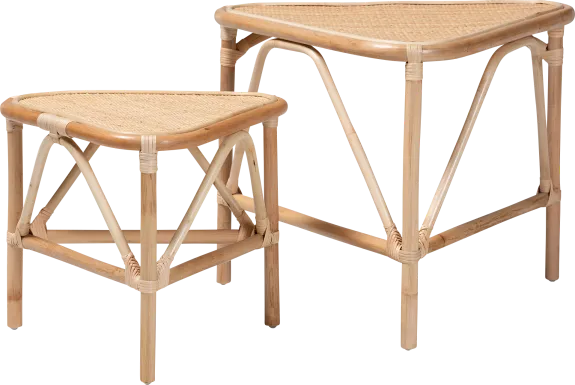 Messervy Brown End Table, Set of 2