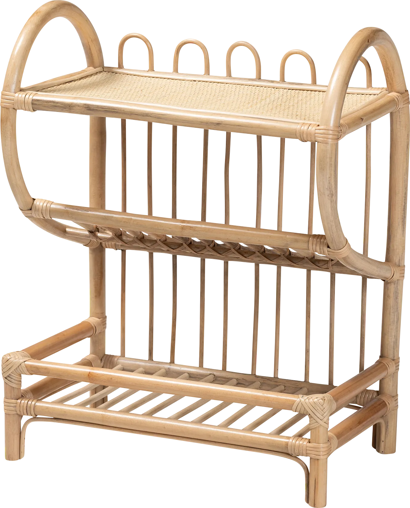 Yawkey Brown 3-Tier Display Shelf